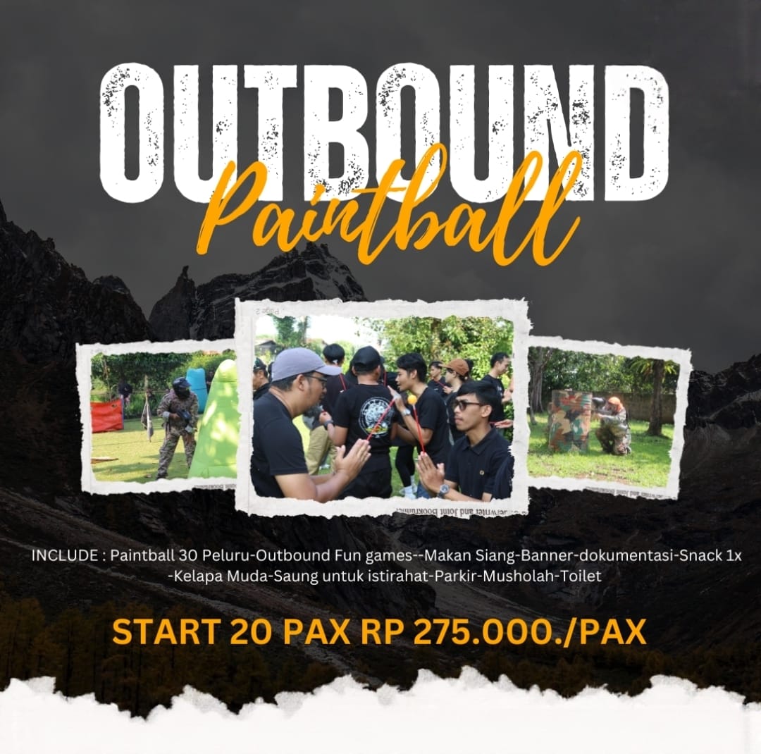 Paket Outbound Paintball