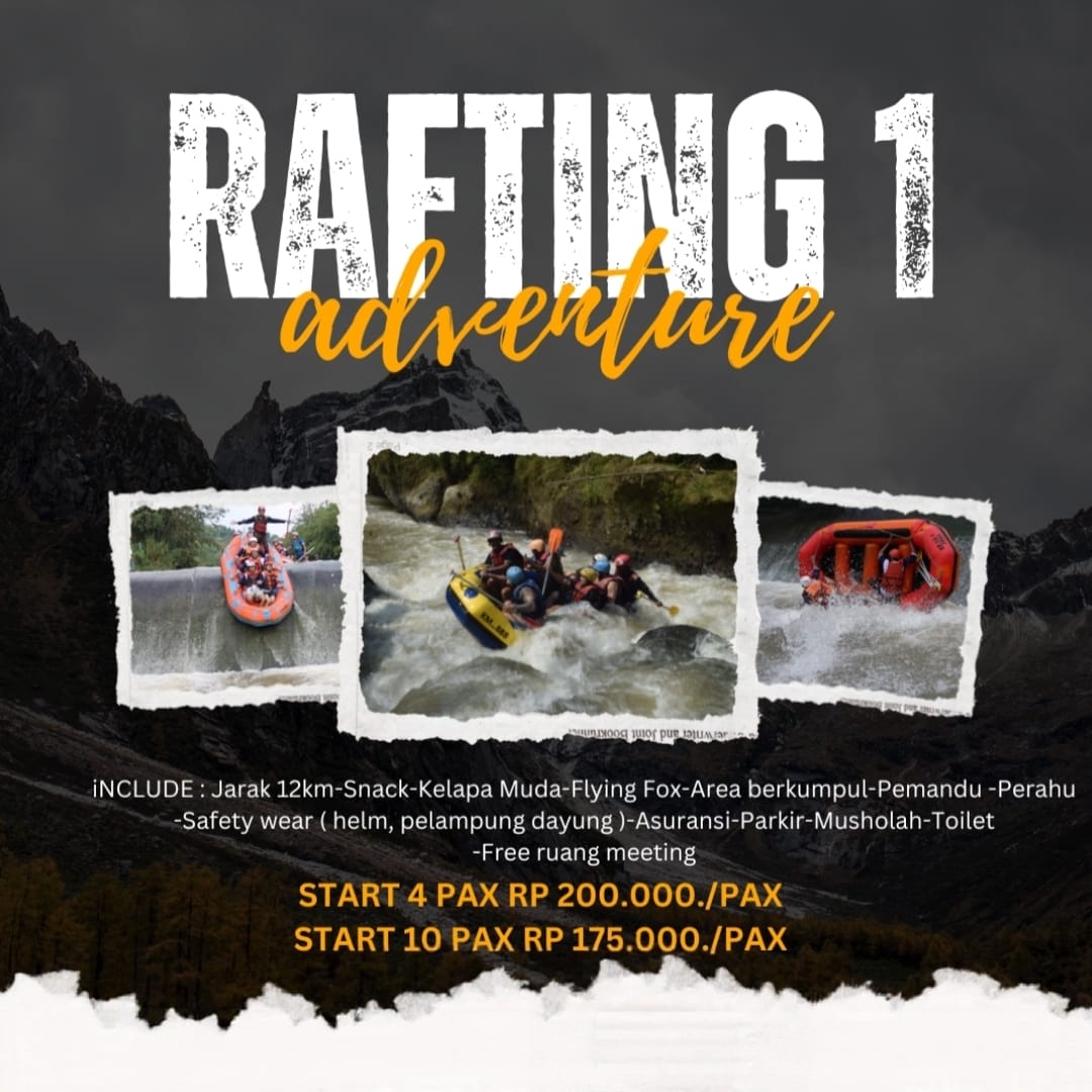 Paket Rafting 1 Adventure